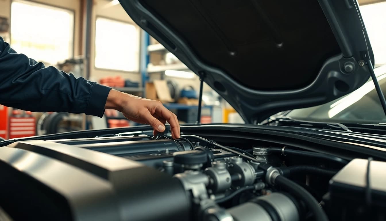 Explore mechanical breakdown coverage alternative through a mechanic assessing car engine.