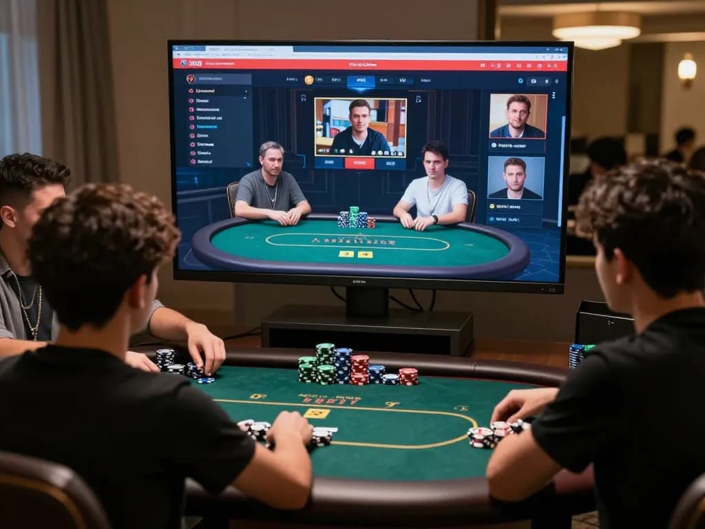 Play exciting Poker Online with immersive gaming experience at home, showcasing engaging virtual tables.