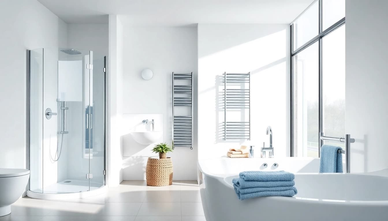 Entdecken Sie hochwertige Badezimmerprodukte von sonni sanitär GmbH in einer modernen Badumgebung.