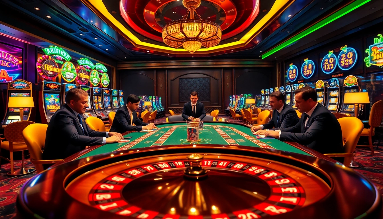 Découvrez le frisson d'un casino fiable en ligne avec un jeu de poker dynamique et une roue de roulette éblouissante.
