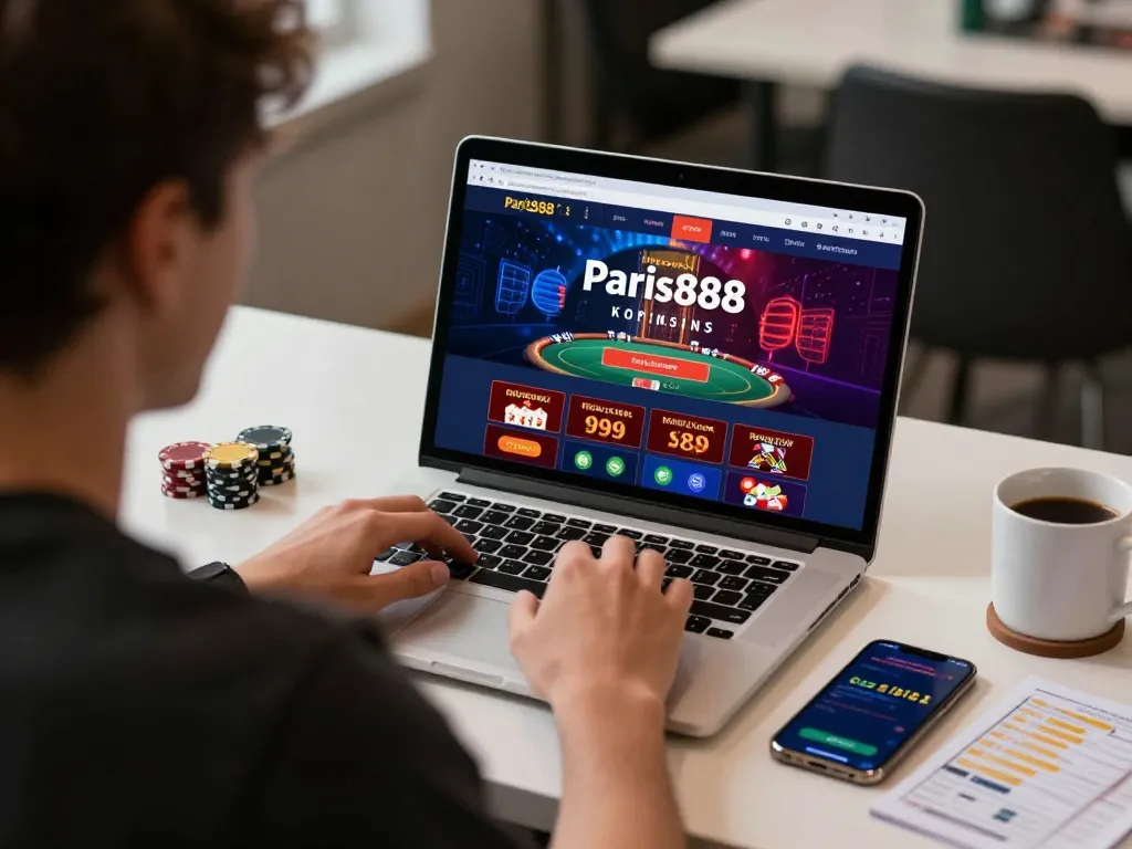 Terlibat dengan platform paris888 yang mengasyikkan selama sesi permainan online, menyoroti poker dan slot.