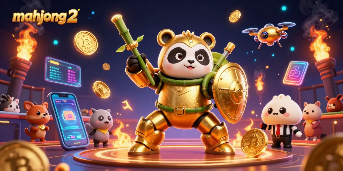 Experience mahjong 2 excitement with vibrant casino elements in an action-packed scene.