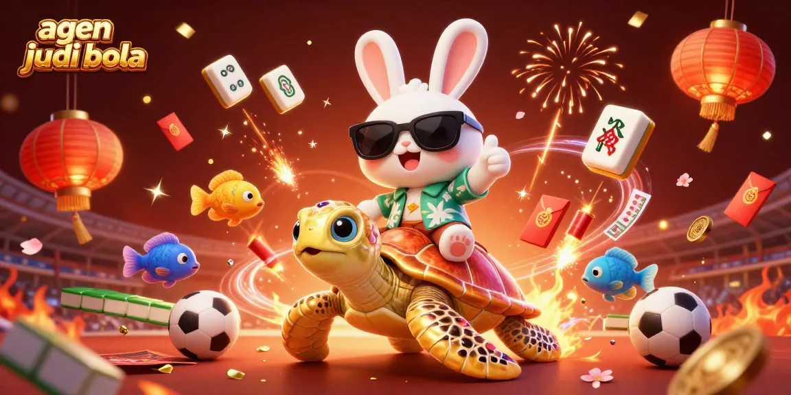 Join the fun with agen judi bola featured in an energetic, vibrant sports betting scene full of excitement.