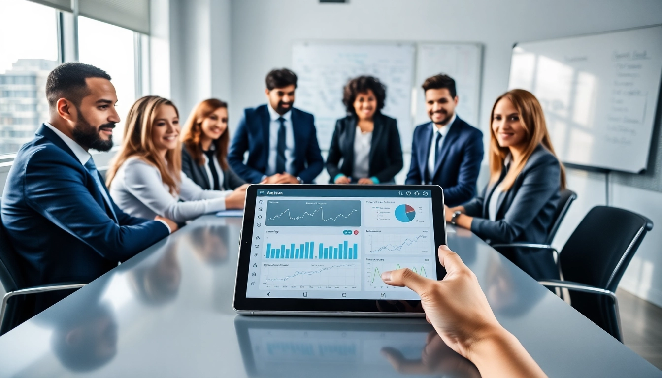 Enhance productivity with innovative enterprise assistant SaaS solutions in a modern office.