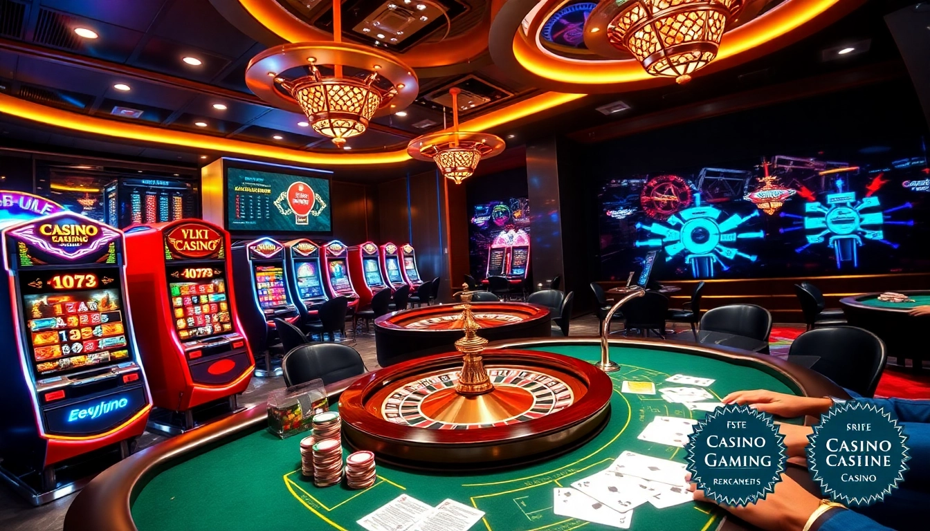 Découvrez l'excitation d'un casino fiable en ligne avec des jeux numériques dynamiques et des interfaces de paris vibrant.