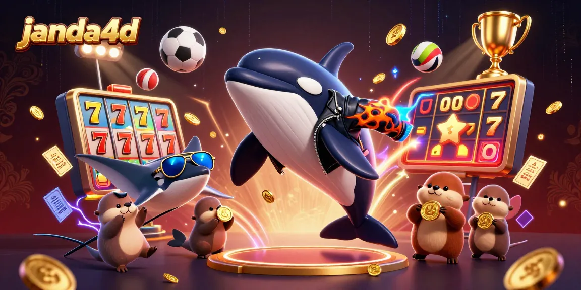 Janda4d menghadirkan keseruan permainan slot dengan orka keren dan penguin yang penuh uang emas.