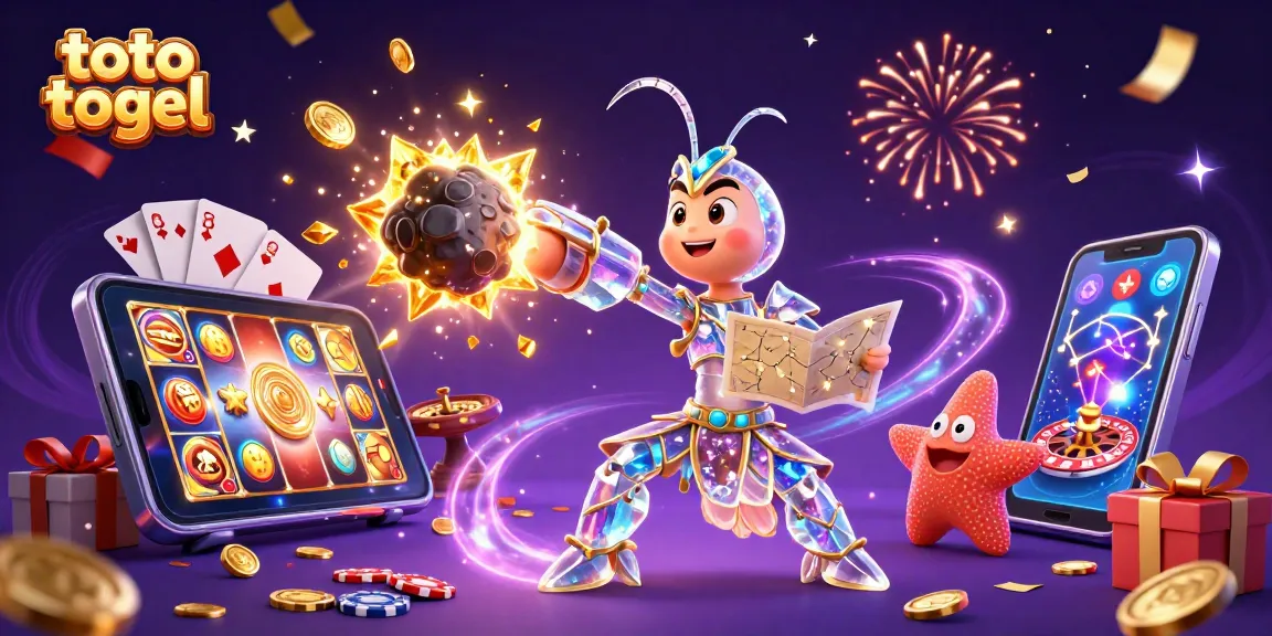 Engage with toto togel as the mantis shrimp punches an asteroid, unleashing gold coins and stellar gameplay.