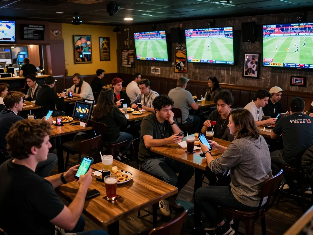 Fans engaging in exciting sports betting activities at the sc88 venue.