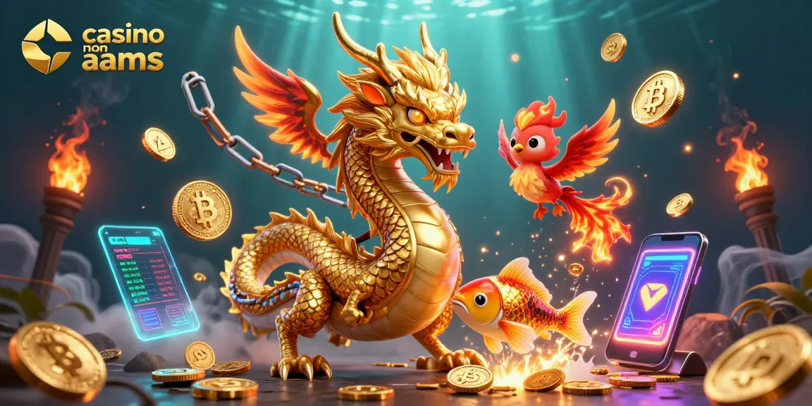 Gioca nei casino non AAMS con la giusta strategia per vincere, circondato da draghi e monete d'oro.