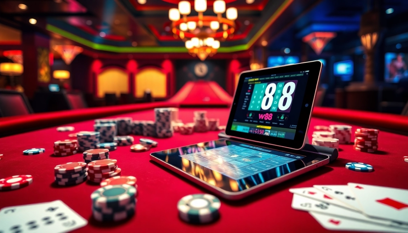 Experience the thrill of gaming at w88 link casino with vibrant tables and modern interfaces.
