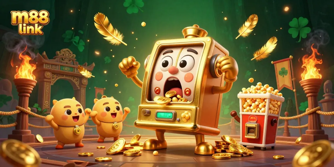 Experience big wins with m88 link in an exciting online casino setting packed with festive elements.