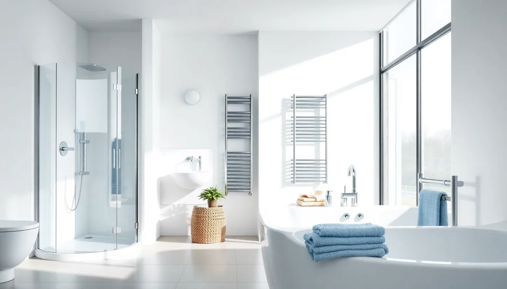 Entdecken Sie hochwertige Badezimmerprodukte von sonni sanitär GmbH in einer modernen Badumgebung.