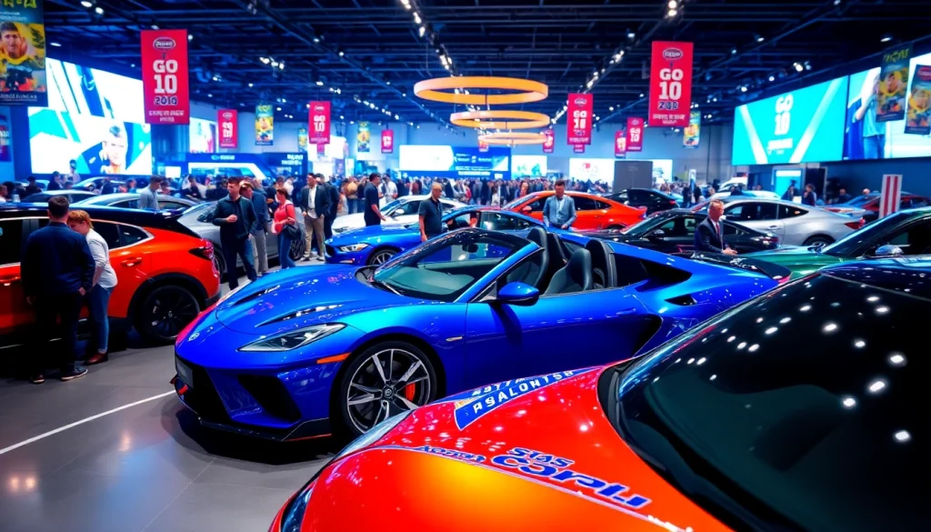 Experience the excitement of the Auto Cars Show featuring stunning new vehicles and enthusiastic attendees.