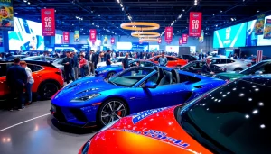 Experience the excitement of the Auto Cars Show featuring stunning new vehicles and enthusiastic attendees.