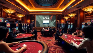 Experience the thrill of lc88 đăng nhập at a vibrant casino with table games and slots.