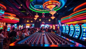 Menangkan permainan situs plinko dengan papan berwarna-warni dan suasana ceria.