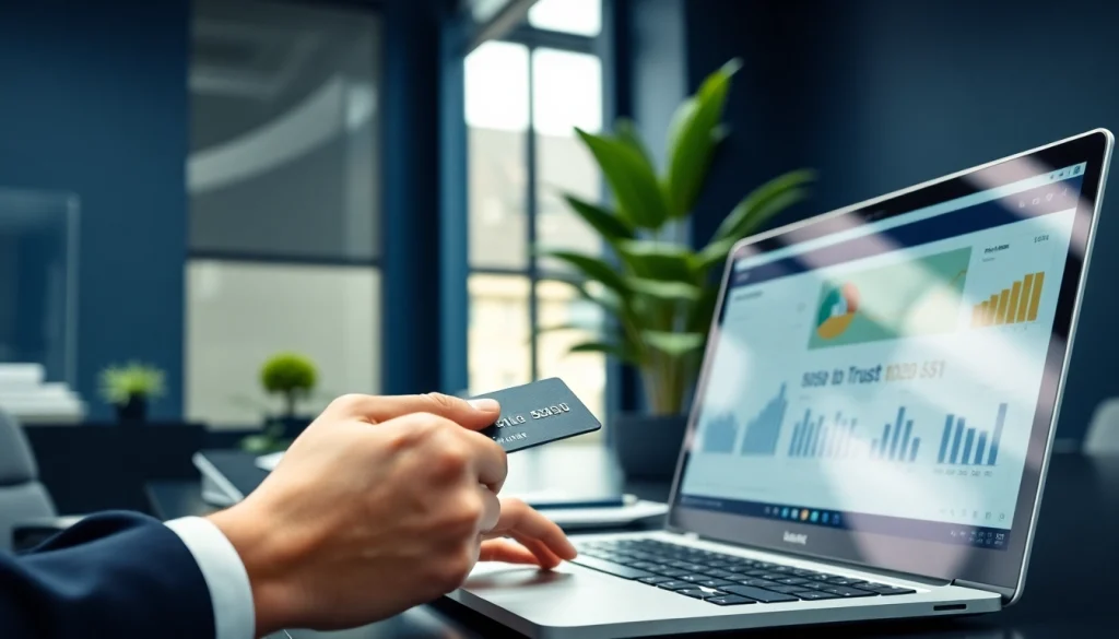 카드현금화와 관련된 재정 거래를 수행하는 사람의 활동적인 모습