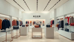 명품 레플리카사이트에서 고퀄리티 제품을 세련되게 전시하는 모습