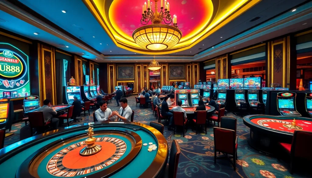 Catching the excitement and elegance of gaming at Trang chủ U888 with roulette and slot machines.