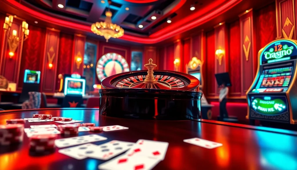Découvrez l'excitation d'un casino en ligne fiable avec des visuels immersifs de jeux en ligne.