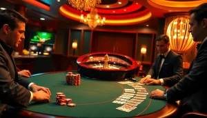 Découvrez le raffinement d'un casino fiable en ligne avec une action de poker palpitante et une atmosphère luxueuse.